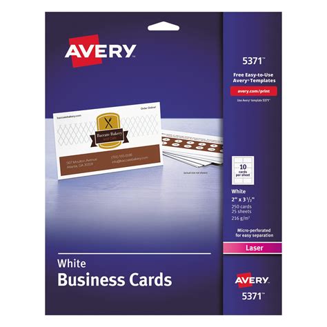 Avery Printable Business Cards